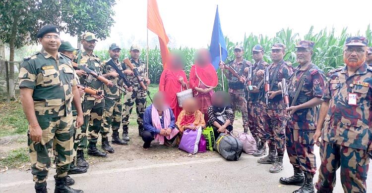 লালমনিরহাটে ৫ বাংলাদেশিকে ফেরত দিলো বিএসএফ